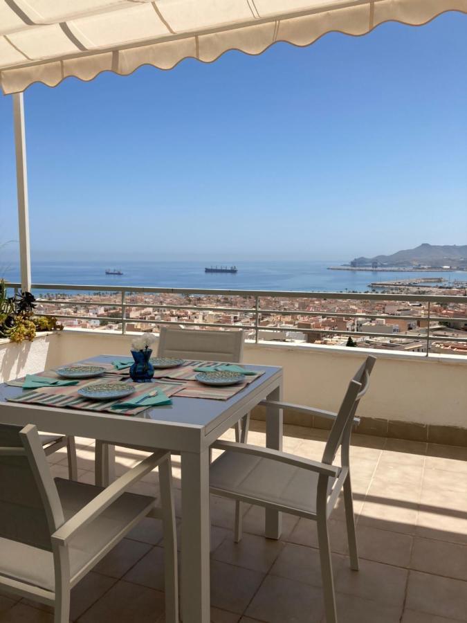Atico Con Espectaculares Vistas Al Mar Apartman Carboneras Kültér fotó