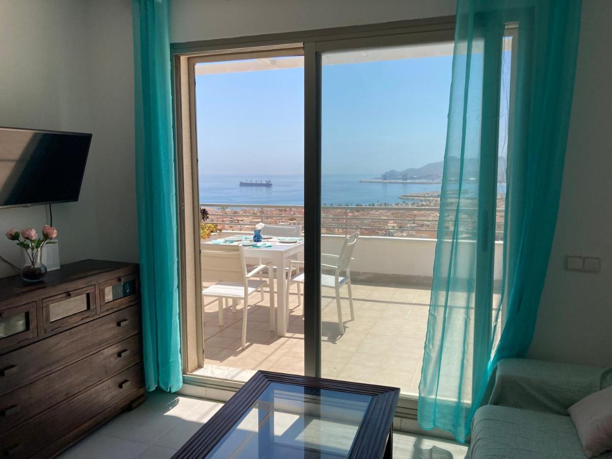 Atico Con Espectaculares Vistas Al Mar Apartman Carboneras Kültér fotó