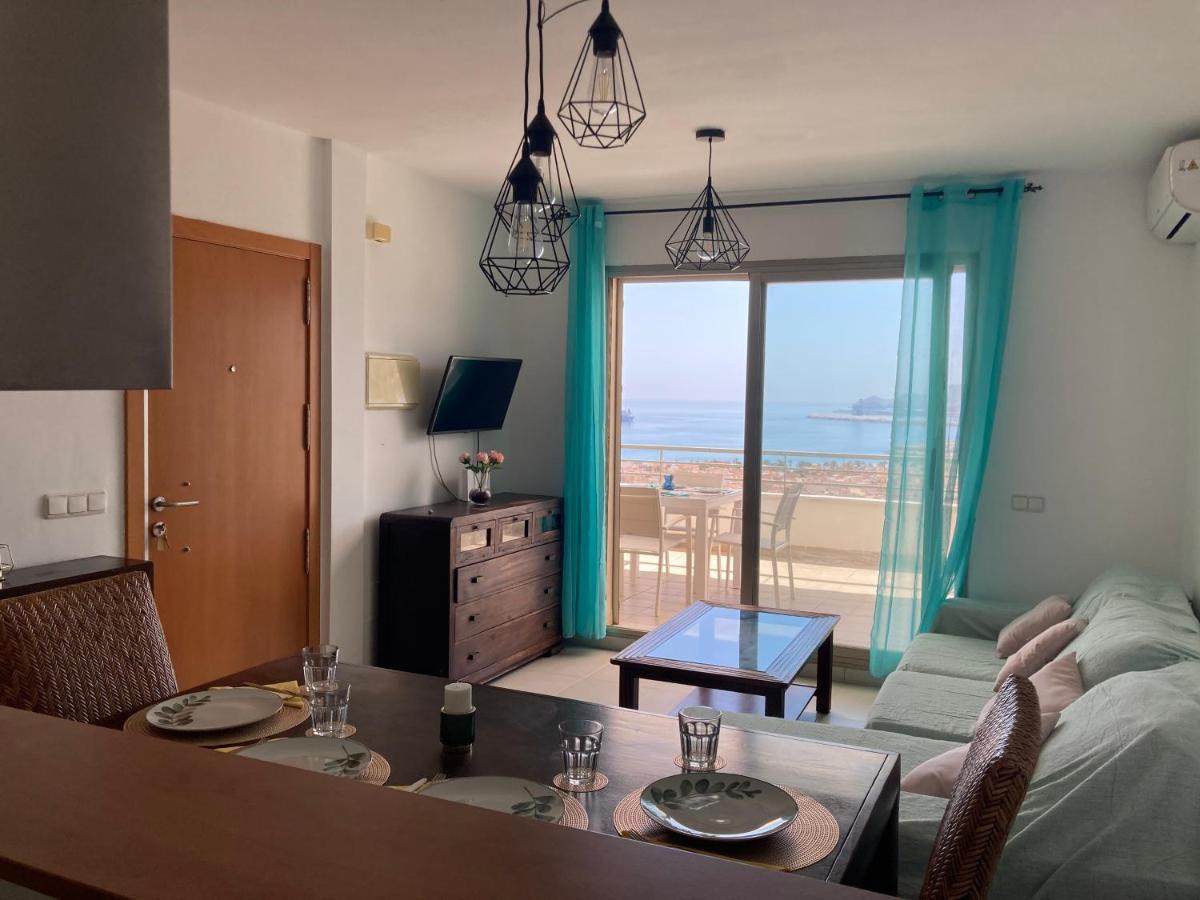 Atico Con Espectaculares Vistas Al Mar Apartman Carboneras Kültér fotó