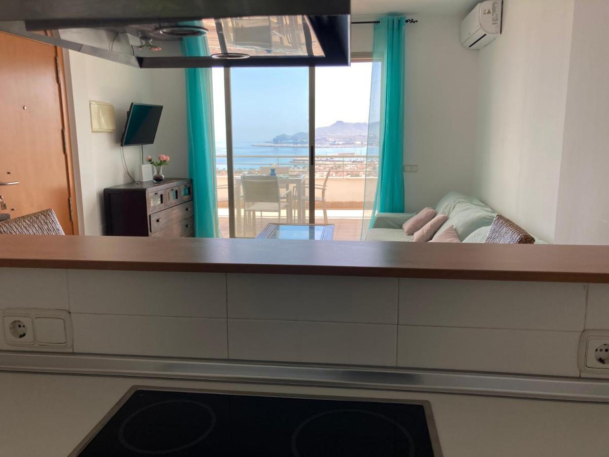 Atico Con Espectaculares Vistas Al Mar Apartman Carboneras Kültér fotó